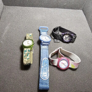 Lot Of 4 Timex Kids Watches All Working Nightmare Before Christmas And More  wat
